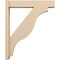 Ekena Millwork 6-in W x 30-in D x 36-in H Funston Block Rough Cedar Woodgrain TimberThane Outlooker, Primed Tan OUTUR060X30X36FST44RCPR - alternate 5